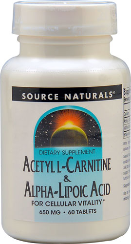 Source Naturals Acetyl L-Carnitine & Alpha-Lipoic Acid