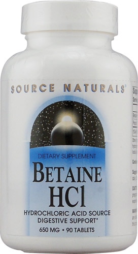 Source Naturals Betaine HCl