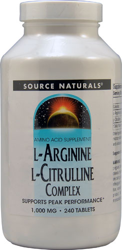 Source Naturals L-Arginine L-Citrulline Complex