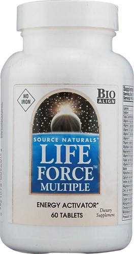 Source Naturals Life Force Multiple No Iron