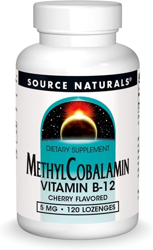 Source Naturals MethylCobalamin Vitamin B12 Cherry