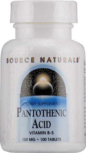 Source Naturals Pantothenic Acid Vitamin B-5