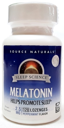 Source Naturals Sleep Science Melatonin Peppermint