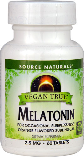 Source Naturals Vegan True™ Melatonin Orange