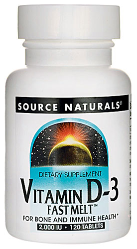 Source Naturals Vitamin D-3 Fast Melt