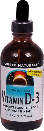 Source Naturals Vitamin D-3 Liquid