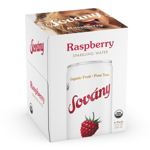 Sovany Organic Sparkling Water Raspberry