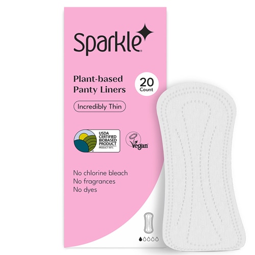 Sparkle Plant-Based Panty Liners