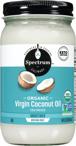 Spectrum Culinary Organic Virgin Coconut Oil Unrefined