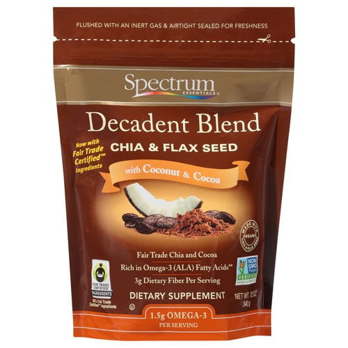 Spectrum Essentials® Chia & Flax Seed Decadent Blend with Coconut & Cocoa