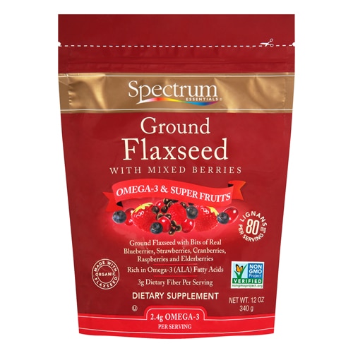 Spectrum Essentials Ground Flax with Mixed Berries