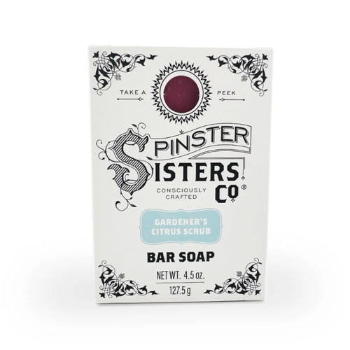 Spinster Sisters Co. Body Scrub Bar Soap - Gardener's Citrus