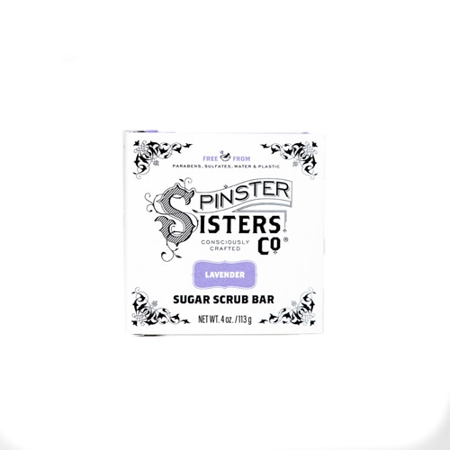 Spinster Sisters Co. Lavender Sugar Scrub Bar