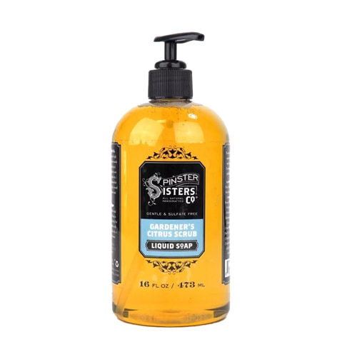 Spinster Sisters Co. Liquid Soap - Gardener's Citrus Scrub
