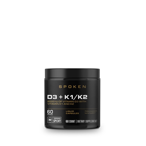 Spoken Nutrition D3+K1-K2 - NSF Certified for Sport