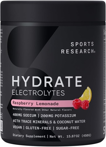 Sports Research Hydrate - Informed Sport Certified Raspberry Lemonade