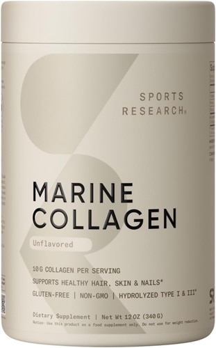 Sports Research Marine Collagen Peptides Unflavored
