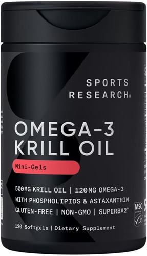 Sports Research Omega-3 Krill Oil
