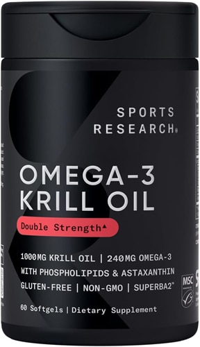 Sports Research Omega-3 Krill Oil Double Strength