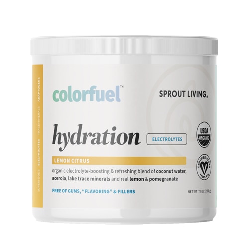 Sprout Living Colorfuel Hydration Drink Mix Lemon Citrus