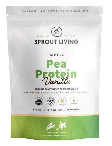 Sprout Living Simple Protein Organic Pea Protein Vanilla
