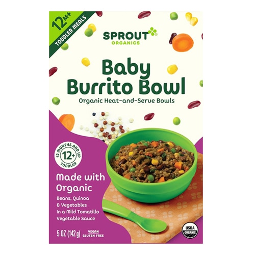 Sprout Organics 12+ Months Power Bowl Baby Burrito