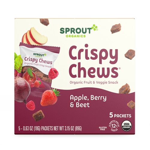 Sprout Organics Crispy Chews Apple Berry & Beet