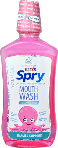 Spry Kids Mouth Wash with Xylitol Bubble Gum