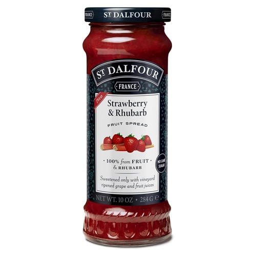 St. Dalfour All Natural Fruit Spread Strawberry & Rhubarb