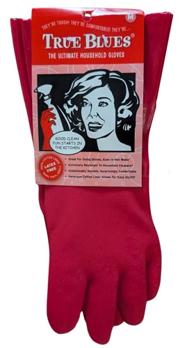 Star Kitchen & Home True Blues The Ultimate Household Gloves Red - Medium