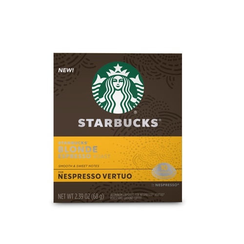 Starbucks Nespresso Vertuo Capsules Espresso Blonde Roast