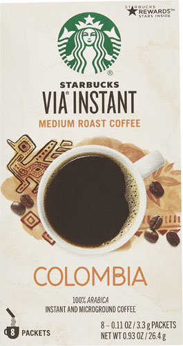 Starbucks VIA Instant Coffee Medium Roast Columbian