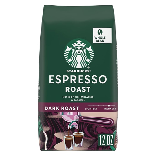 Starbucks Whole Bean Coffee Dark Roast Espresso Roast