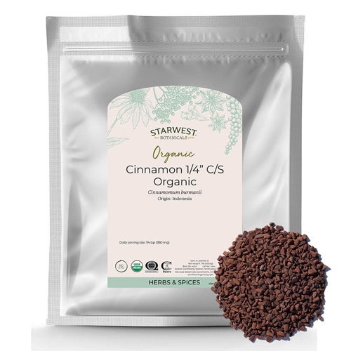 Starwest Botanicals Cinnamon 1/4" C/S Organic