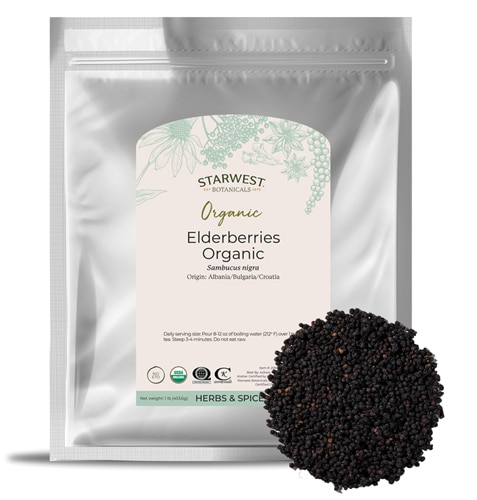 Starwest Botanicals Organic Elderberries