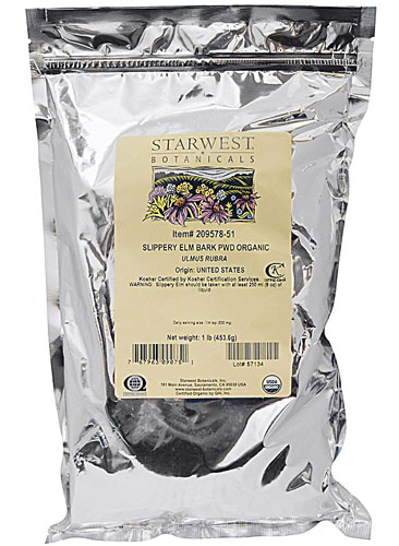 Starwest Botanicals Organic Slippery Elm Bark Powder