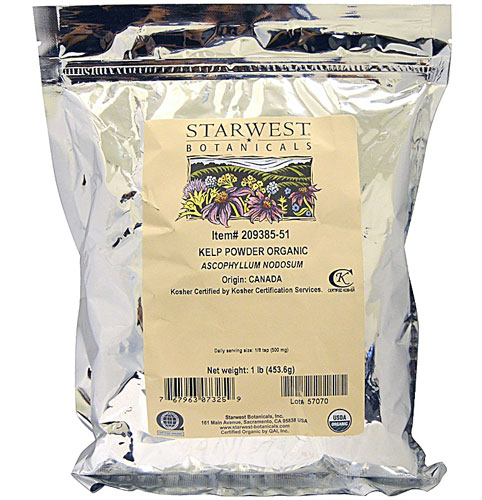 Starwest Botanicals Powder Organic Kelp Powder