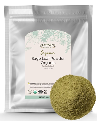 Starwest Botanicals Sage Leaf Powder Organic