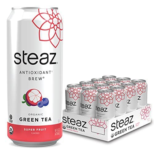 Steaz Green Tea Soda Iced Green Tea Super Fruit