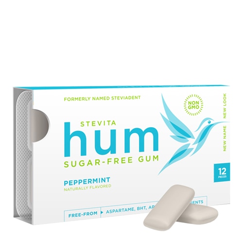 Stevita Naturals Hum Sugar Free Gum Peppermint