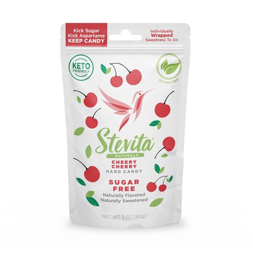 Stevita Naturals Keto Hard Candy Sugar-Free Cheery Cherry