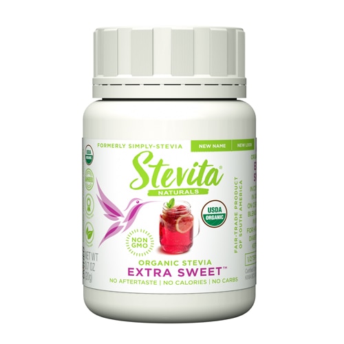 Stevita Naturals Organic Fair Trade Stevia Extra Sweet