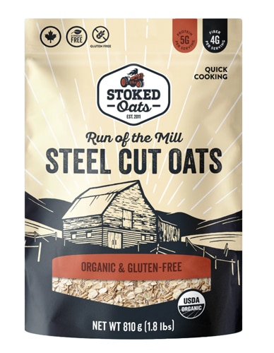 Stoked Oats Organic & Gluten-Free Run of the Mill Oats Steel Cut