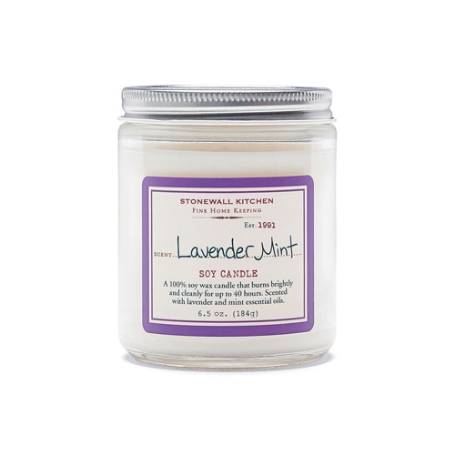 Stonewall Kitchen Soy Candle Lavender Mint