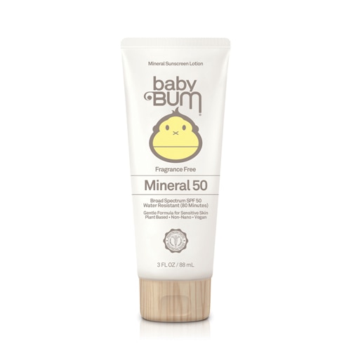 Sun Bum Baby Mineral Sunscreen Lotion SPF 50 Fragrance Free