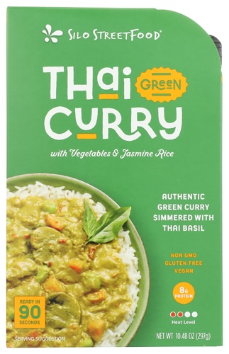 Sun Tropics Silo StreetFood Vegan Gluten Free Vegetables and Jasmine Rice Thai Green Curry