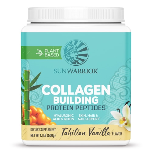 Sunwarrior Plant-Based Collagen Building Protein Peptides Tahitian Vanilla