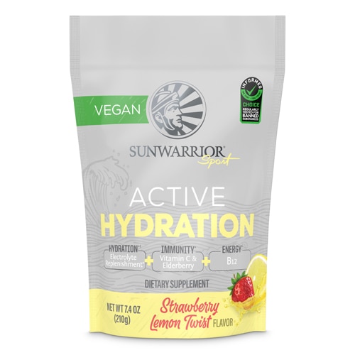 Sunwarrior Sport Active Hydration Srawberry Lemon Twist