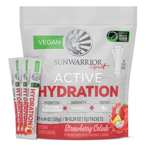 Sunwarrior Sport Active Hydration Strawberry Colada