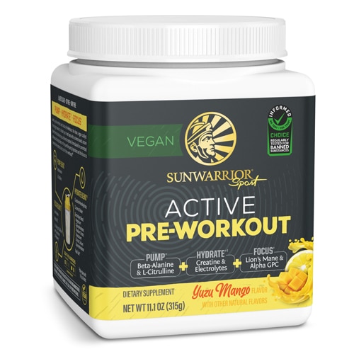 Sunwarrior Sport Active Pre-Workout Yuzu Mango